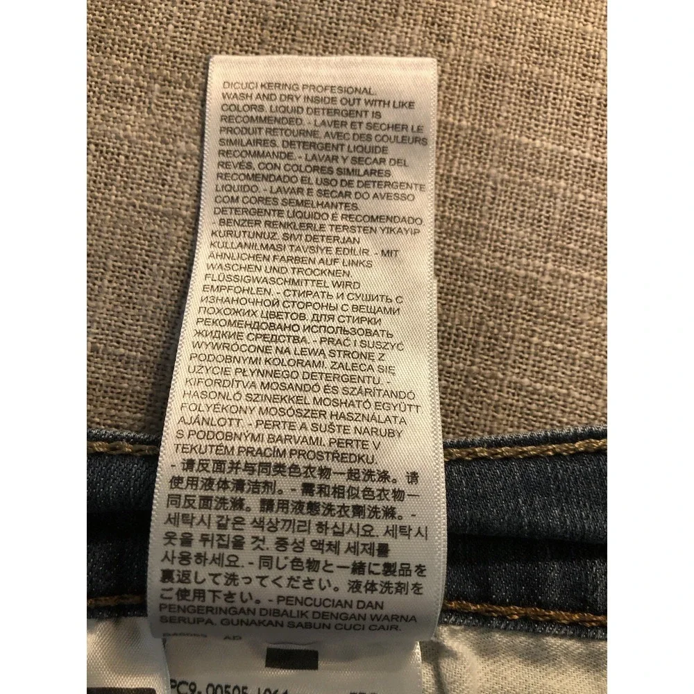 Levis 505 Jeans Men 33x34 Blue Medium Wash Regular Fit Casual Western Classic